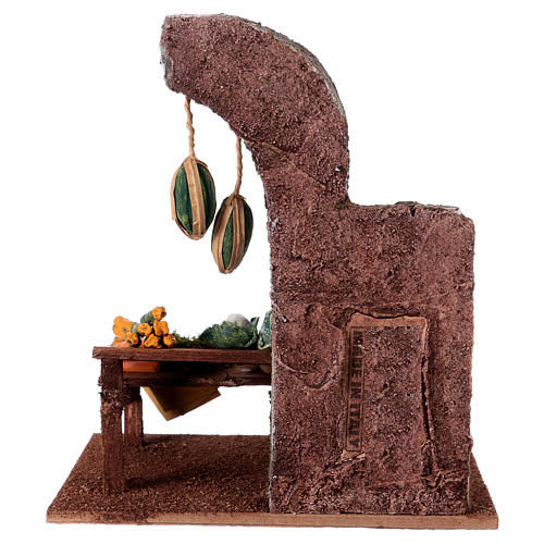 Greengrocer stand 16x15x10 cm, for 10 cm nativity 4