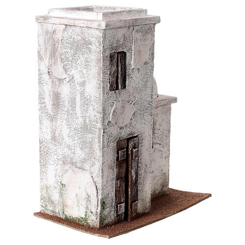 Casa em miniatura estilo palestino para presépio com figuras altura média 10 cm, medidas: 31x24x17 cm 3