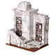 Nativity scene setting, Palestinian house with 2 doors and stairs 25x20x15 cm for 9-10 cm Nativity scene s2