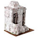 Nativity scene setting, Palestinian house with 2 doors and stairs 25x20x15 cm for 9-10 cm Nativity scene s3
