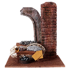 Fishmonger house 19x17x12 cm, for 11 cm nativity