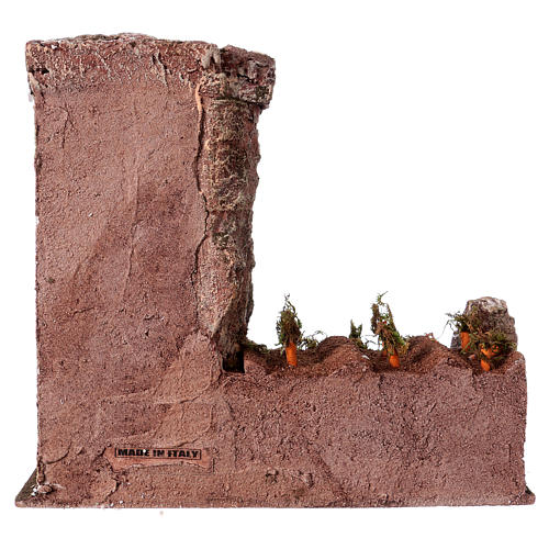 Campo carote per presepi di 12 cm 21x24x17,5 cm 4