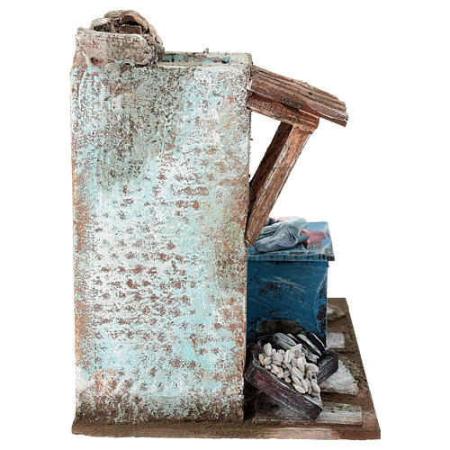 Fishmonger rustic house for statues 10-11 cm, 20x17x14.5 cm 5