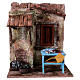 Fishmonger rustic house for statues 10-11 cm, 20x17x14.5 cm s1