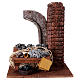 Ambientazione pescivendolo per statue 9 cm  16x14,5x10,5 cm  s1