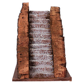 Nativity scene setting, stairs 15x12x17.5 cm for 11 cm Nativity scene