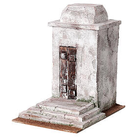 Casetta palestinese con piazzale 25x15x25 cm per presepi di 11 cm