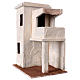 House with porch Palestinian style 30x25x15 cm, for 11 cm nativity s3