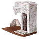 Nativity scene setting, house with external roof 25x25x15 cm for 11 cm Nativity scene s2