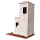 Nativity scene setting, Arabian house with outdoor staircase and two rooms 30x25x15 cm for 11 cm Nativity scene s3