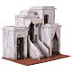 Nativity scene setting, Arab house with with three doors 30x35x25 cm for 11 cm Nativity scene s3