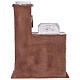 Arabisches Haus mit Stall 30x25x15cm für Krippen von 11cm s4