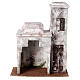 Casa araba con stalla 30x25x15 cm per presepi di 11 cm s1