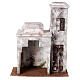 Arab house with stable 30x25x15 cm, for 11 cm nativity s1