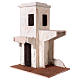 Nativity scene setting, house with door canopy 30x25x15 cm for 11 cm Nativity scene s2