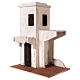 House with 2 canopies Arab style 30x25x15 cm, for 11 cm nativity s2