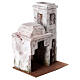 Arab house with stall 25x20x15 cm, for 9 cm nativity s3