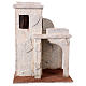 Nativity scene setting, house with open stable 25x20x15 cm for 10 cm Nativity scene s1