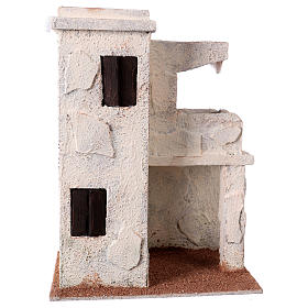 House with side porch 25x20x15 cm, for 9 cm nativity