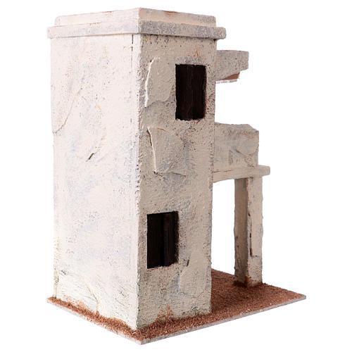 House with side porch 25x20x15 cm, for 9 cm nativity 3