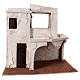Arabian Style Nativity scene setting, house with terrace and stable 30x30x20 cm for 9 cm Nativity scene s1
