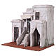 Arabisches Haus 3 Eingängen 25x30x20cm für Krippen von 9cm s2