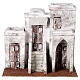 Nativity scene setting, Arab house with 3 doors 25x30x20 cm for 9 cm Nativity scene s1