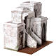 Nativity scene setting, Arab house with 3 doors 25x30x20 cm for 9 cm Nativity scene s3