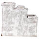 Nativity scene setting, Arab house with 3 doors 25x30x20 cm for 9 cm Nativity scene s4