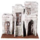 Casa estilo árabe em miniatura com 3 entradas para presépio com figuras altura média 9 cm, medidas: 26x29,5x19,5 cm s1