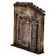 Nativity scene setting, door and pillars 23x17.5x7.5 cm for 11 cm Nativity scene s3