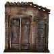 Fachada com portão e colunas 23x17,5x7,5 cm para presépio com figuras altura média 11 cm s1