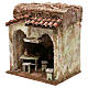 Taverne crèche 10 cm décor 20x20x15 cm s2