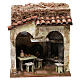 Tavern setting 20x20x15 cm, 10 cm nativity s1