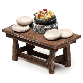 Macaroni stand for 10 cm Nativity Scene, 5x10x5 cm