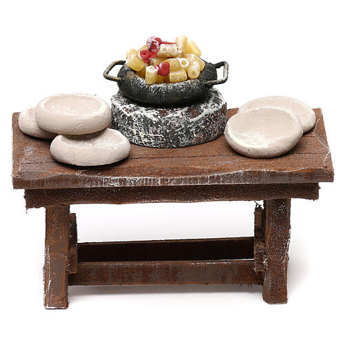 Macaroni stand for 10 cm Nativity Scene, 5x10x5 cm 1