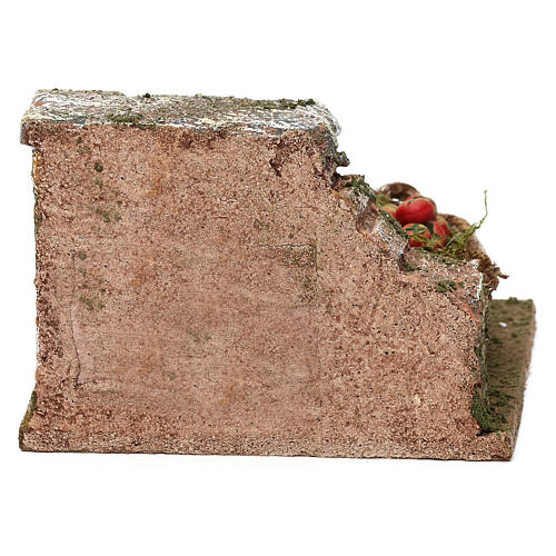 Small wall with vegetable setting, 10 cm 5x10x5 cm 4