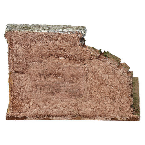 Muro con verdure presepe 12 cm ambientazione 8x12x12 cm 4
