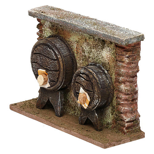 Cask setting, 10 cm nativity 10x15x5 cm 2