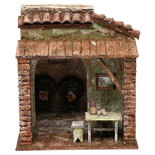Tavern for Nativity Scene with 10 cm characters 20x20x15 cm 1