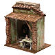 Taverna presepe 10 cm ambientazione 20x20x15 cm s2