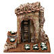 Campo con ortaggi presepe 10 cm ambientazione 20x20x15 cm s1