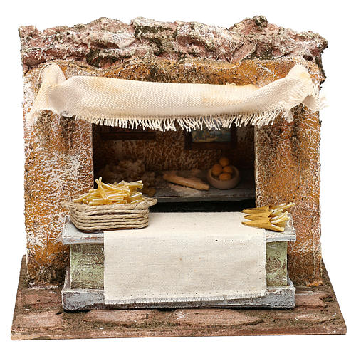 Pasta shop setting, 10 cm nativity 15x20x15 cm 1