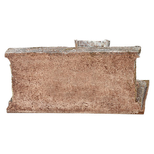 Lavandino con panni presepe 12 cm ambientazione 10x15x15 cm 5