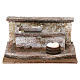 Lavandino con panni presepe 12 cm ambientazione 10x15x15 cm s1