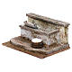 Lavandino con panni presepe 12 cm ambientazione 10x15x15 cm s3