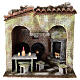 Cantina presepe 10 cm ambientazione 20x20x15 cm s1