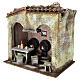 Cantina presepe 10 cm ambientazione 20x20x15 cm s2
