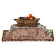 Box on rock setting, 12 cm nativity 6x12x6 cm s4
