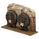 Ambientazione botti presepe 10 cm scenografia 10x20x5 cm s2